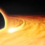 سیاهچاله غول‌پیکری که سرعت چرخش آن نصف سرعت نور است