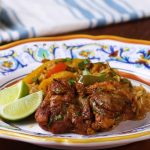 آموزش ویدیویی طرز تهیه مرغ فاهیتا همراه با برنج